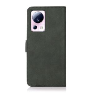 Xiaomi 13 Lite 5G Θήκη Βιβλίο Πράσινο KHAZNEH Matte Texture Phone Case Green