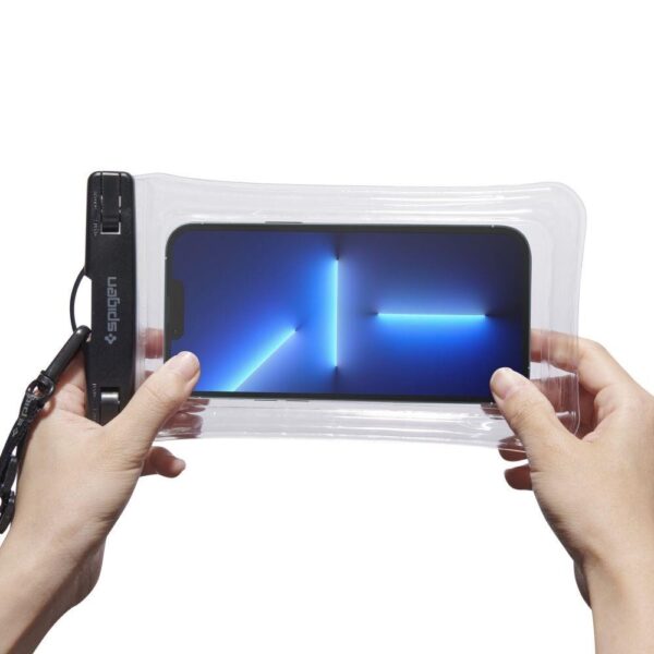 Spigen A610 Float Σετ με 2 Universal Αδιάβροχες Θήκες για Smartphones έως 6.9'' Crystal Clear AMP04528