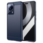 Xiaomi 13 Lite 5G Θήκη Σιλικόνης Μπλε Brushed Texture Carbon Fiber TPU Phone Case Blue