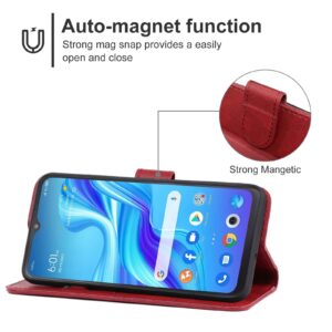 TCL 20R Θήκη Βιβλίο Κόκκινο Book Case Red