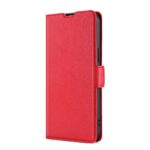 TCL 20R Θήκη Βιβλίο Κόκκινο Ultra-thin Voltage Side Buckle PU + TPU Phone Case Red