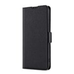 TCL 20R Θήκη Βιβλίο Μαύρο Ultra-thin Voltage Side Buckle PU + TPU Phone Case Black