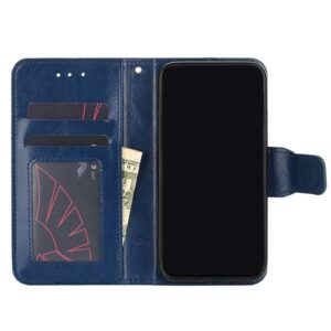 TCL 20R Θήκη Βιβλίο Μπλε Crystal Texture Phone Case Royal Blue