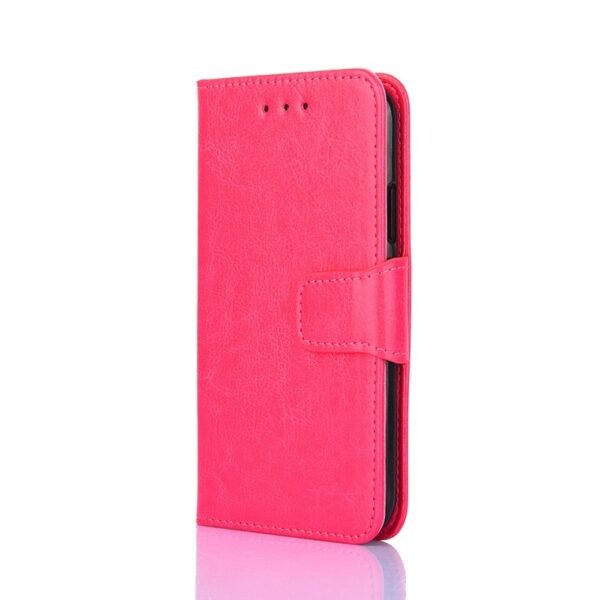 TCL 20R Θήκη Βιβλίο Φούξια Crystal Texture Phone Case Fuchsia