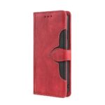 TCL 20R Θήκη Βιβλίο Κόκκινο Skin Feel Straw Hat Magnetic Buckle Phone Case Red