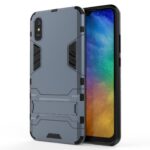 Xiaomi Redmi 9A / 9AT Σκληρή Θήκη Μπλε PC + TPU Shockproof Protective Case with Holder Navy Blue