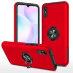 Xiaomi Redmi 9A / 9AT Θήκη Κόκκινη PC + TPU Shockproof Magnetic Case with Invisible Ring Holder Red