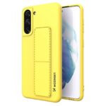 Wozinsky Samsung Galaxy S21 5G Kickstand Case Θήκη Σιλικόνης - Yellow