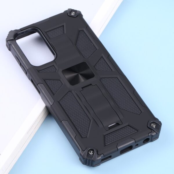 Samsung Galaxy M23 5G Θήκη Με Σταντ Μαύρη Shockproof TPU + PC Magnetic Phone Case with Holder Black