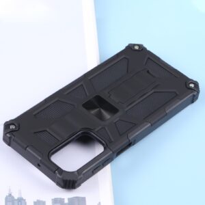 Samsung Galaxy M23 5G Θήκη Με Σταντ Μαύρη Shockproof TPU + PC Magnetic Phone Case with Holder Black