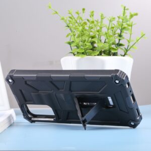 Samsung Galaxy M23 5G Θήκη Με Σταντ Μαύρη Shockproof TPU + PC Magnetic Phone Case with Holder Black