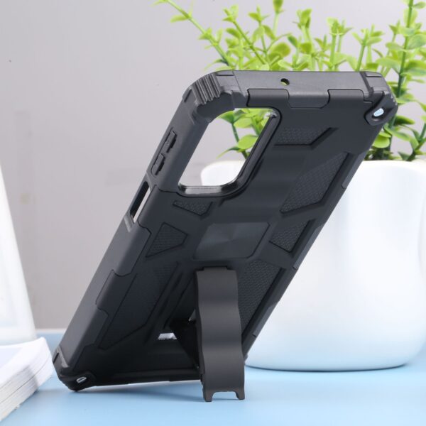Samsung Galaxy M23 5G Θήκη Με Σταντ Μαύρη Shockproof TPU + PC Magnetic Phone Case with Holder Black