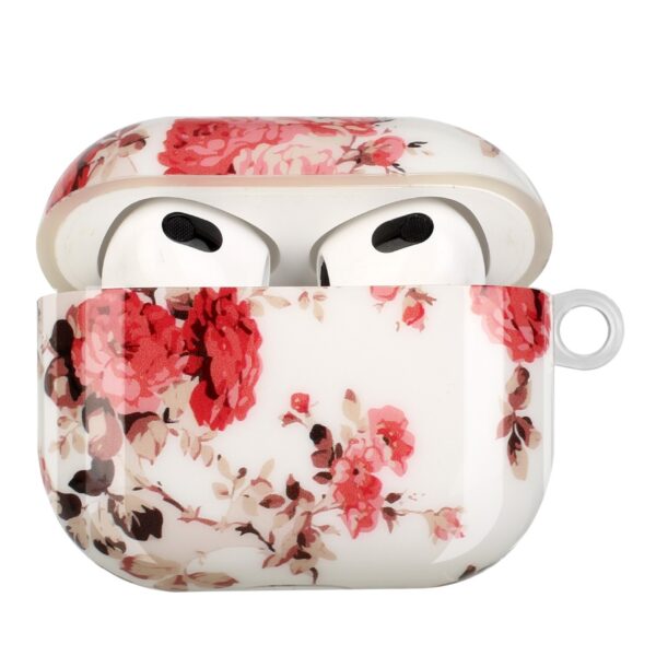 AirPods 3 Θήκη Πλαστική Painted Plastic Wireless Earphone Protective Case Flower