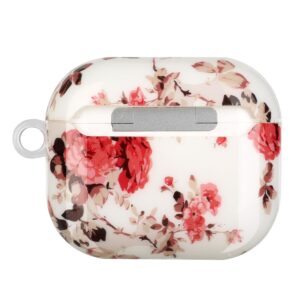 AirPods 3 Θήκη Πλαστική Painted Plastic Wireless Earphone Protective Case Flower