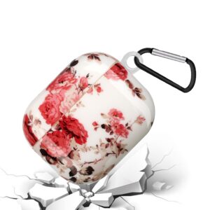 AirPods 3 Θήκη Πλαστική Painted Plastic Wireless Earphone Protective Case Flower