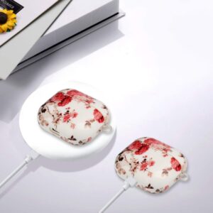 AirPods 3 Θήκη Πλαστική Painted Plastic Wireless Earphone Protective Case Flower