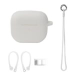 AirPods 3 Θήκη Σετ Silicone Cover Hand Rope Set White