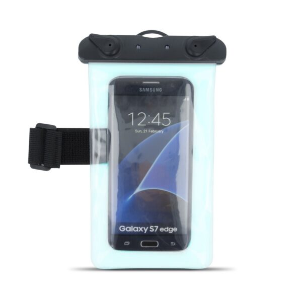Αδιάβροχη Θήκη για Κινητά έως 5.5'' Waterproof Case with Armband Blue