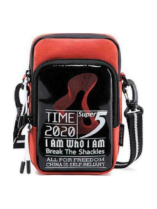 Super Five Τσάντα Ώμου σε Πορτοκαλί χρώμα K00110-OR