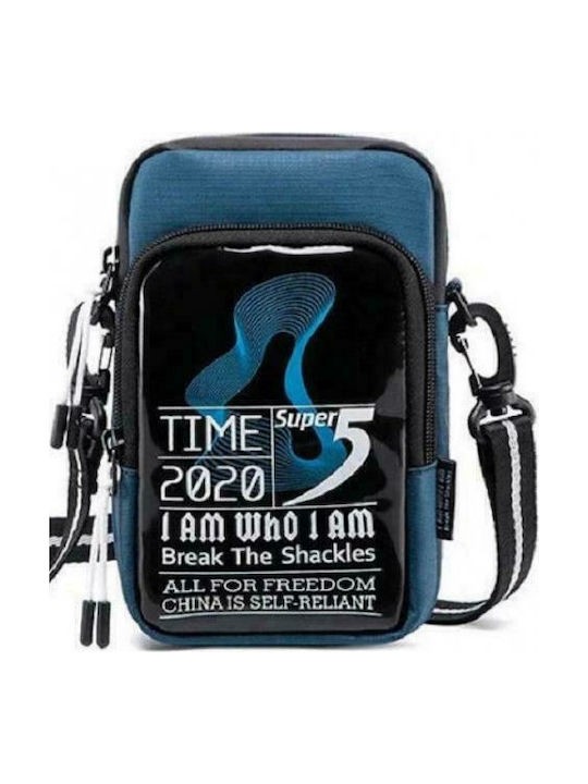 Super Five Τσάντα Ώμου σε Μπλε χρώμα K00110-BL
