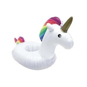 Φουσκωτή Θήκη Ποτού Inflatable Unicorn Shaped Floating Drink Holder, Inflated Size: About 23 x 21 x 22cm