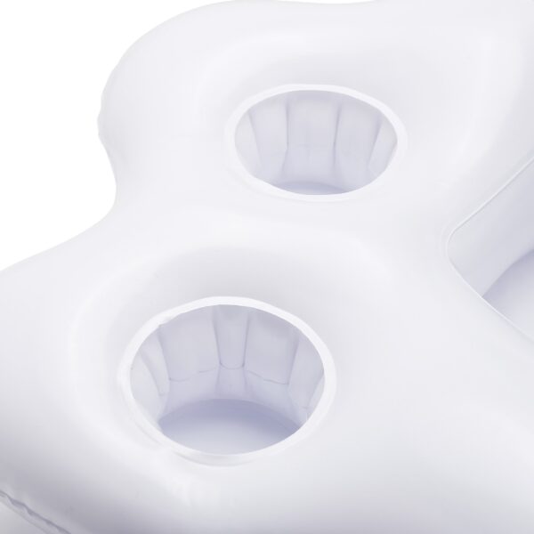 Φουσκωτή Θήκη Ποτού 4 Θέσεων Rainbow Cloud Inflatable Cup Holder Cola Beer Drink Inflatable Water Ice Bar, Size: 60 x 40 x 41cm