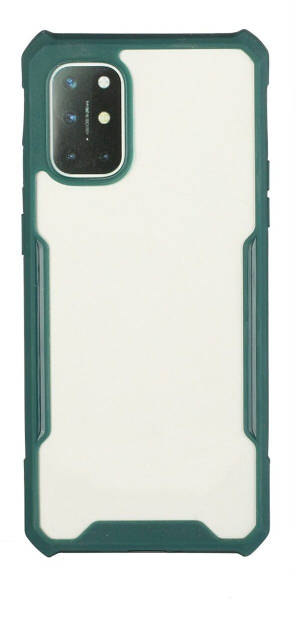 Forcell Xiaomi Redmi 9T / Xiaomi Poco M3 Θήκη με Πλαίσιο Σιλικόνης Διάφανη - Green