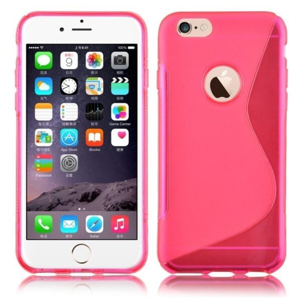 Forcell iPhone 6 Plus / 6s Plus Θήκη Σιλικόνης - Fuchsia