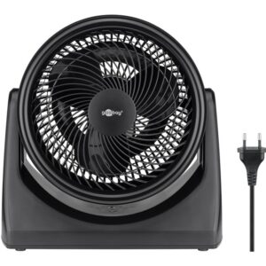 GOOBAY ανεμιστήρας δαπέδου 59516, 9", 3 επίπεδα ταχύτητας, 30W, μαύρος