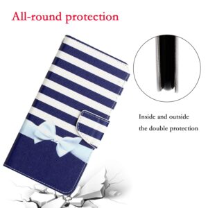 Xiaomi Redmi 12C Θήκη Βιβλίο Colored Drawing Phone Case Bow Knot