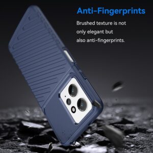 Xiaomi Redmi Note 12 4G Θήκη Σιλικόνης Μπλε Thunderbolt Shockproof TPU Protective Soft Phone Case Blue