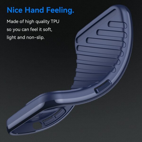 Xiaomi Redmi Note 12 4G Θήκη Σιλικόνης Μπλε Thunderbolt Shockproof TPU Protective Soft Phone Case Blue