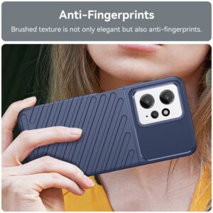 Xiaomi Redmi Note 12 4G Θήκη Σιλικόνης Μπλε Thunderbolt Shockproof TPU Protective Soft Phone Case Blue