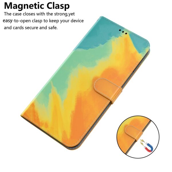 Xiaomi Redmi 12C Θήκη Βιβλίο Watercolor Pattern Flip Phone Case Autumn Leaf