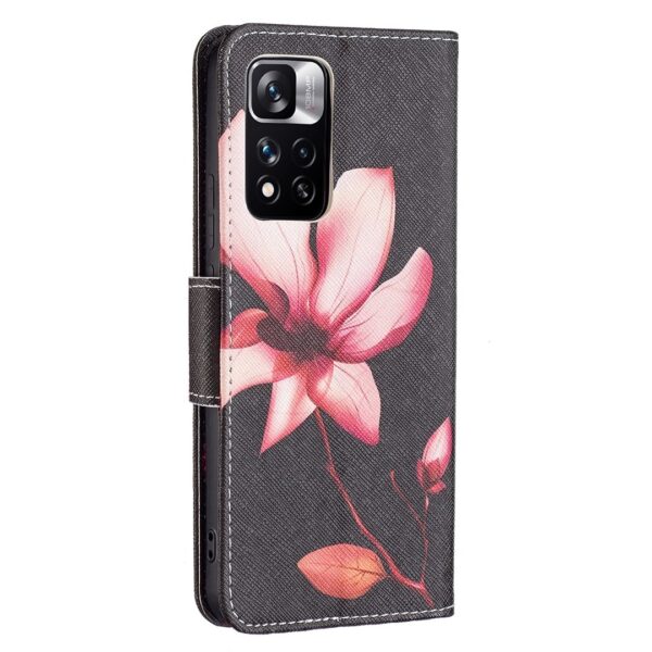 Xiaomi Redmi Note 11 Pro / Note 11 Pro 5G Θήκη Βιβλίο Colored Drawing Phone Case Lotus