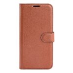 Xiaomi Redmi Note 11 Pro+ 5G Θήκη Βιβλίο Καφέ Litchi Texture Horizontal Flip Case Brown