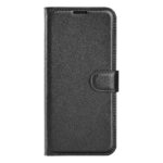 Xiaomi Redmi Note 11 Pro+ 5G Θήκη Βιβλίο ΄Μαύρο Litchi Texture Horizontal Flip Case Black
