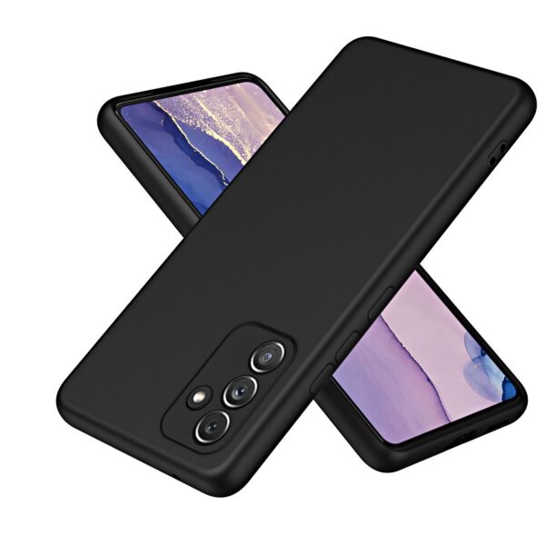 Samsung Galaxy A34 5G Θήκη Σιλικόνης Μαύρη Slim Fit Liquid Silicone Case Black