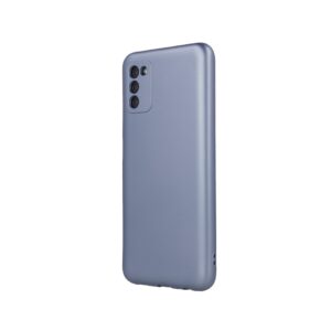 Samsung Galaxy A34 5G Θήκη Σιλικόνης Απαλό Μπλε Metallic Silicone Case Light Blue