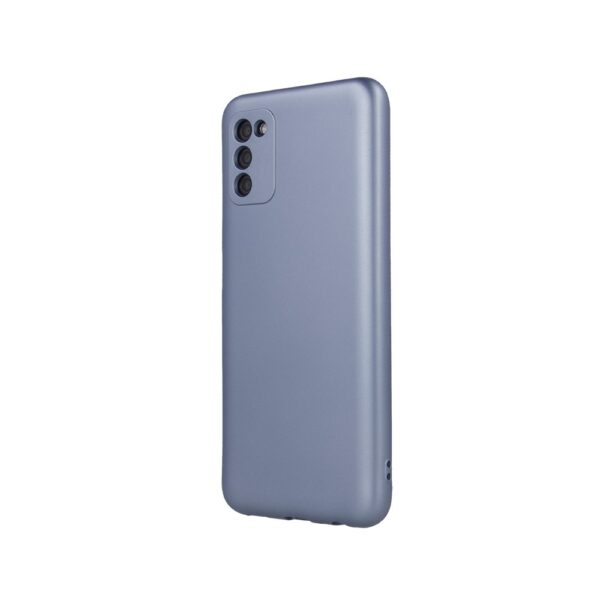 Samsung Galaxy A34 5G Θήκη Σιλικόνης Απαλό Μπλε Metallic Silicone Case Light Blue