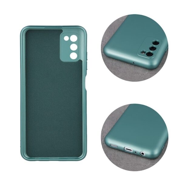 Samsung Galaxy A34 5G Θήκη Σιλικόνης Πράσινη Metallic Silicone Case Green