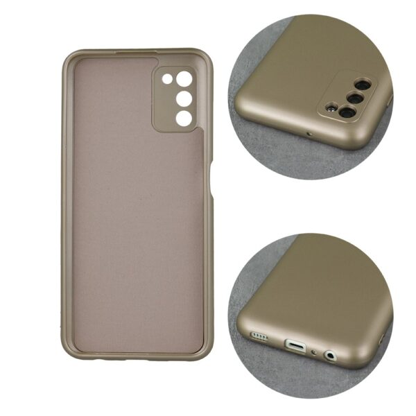 Samsung Galaxy A34 5G Θήκη Σιλικόνης Χρυσή Metallic Silicone Case Gold