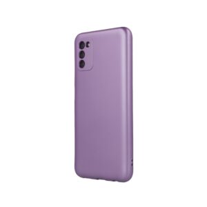 Samsung Galaxy A14 4G / A14 5G Θήκη Σιλικόνης Μωβ Metallic Silicone Case Violet