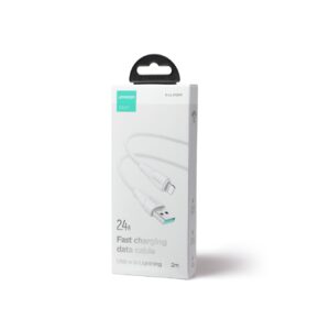 Joyroom S-UL012A11 Braided USB-A to Lightning Cable Λευκό 2.4A 2m