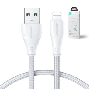Joyroom S-UL012A11 Braided USB-A to Lightning Cable Λευκό 2.4A 1.2m