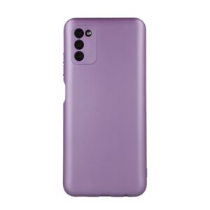 Forcell Samsung Galaxy A34 5G Metallic Θήκη Σιλικόνης - Purple