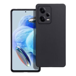 Xiaomi Redmi Note 12 Pro 5G Θήκη Σιλικόνης Μαύρη Matt TPU Silicone Case Black