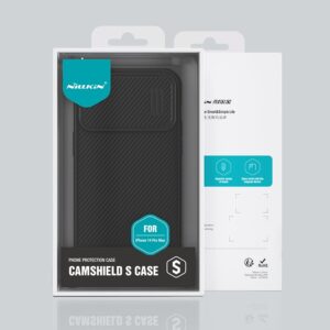 iPhone 14 Pro Max Θήκη Μαύρη Nillkin CamShield S Case Armored Cover Camera Cover Black