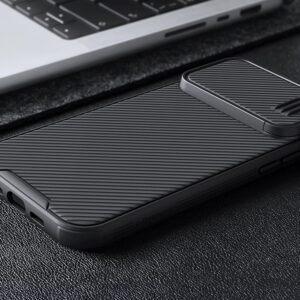 iPhone 14 Pro Max Θήκη Μαύρη Nillkin CamShield S Case Armored Cover Camera Cover Black