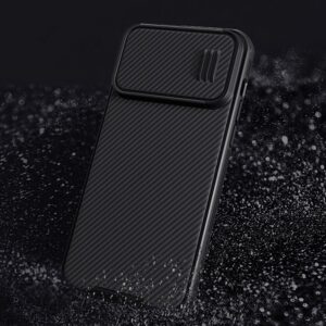 iPhone 14 Pro Max Θήκη Μαύρη Nillkin CamShield S Case Armored Cover Camera Cover Black